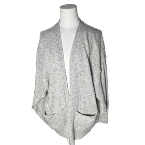 Cottagecore Speckled Cocoon Cardigan Cozy Soft Knit Pockets Universal Thread‎